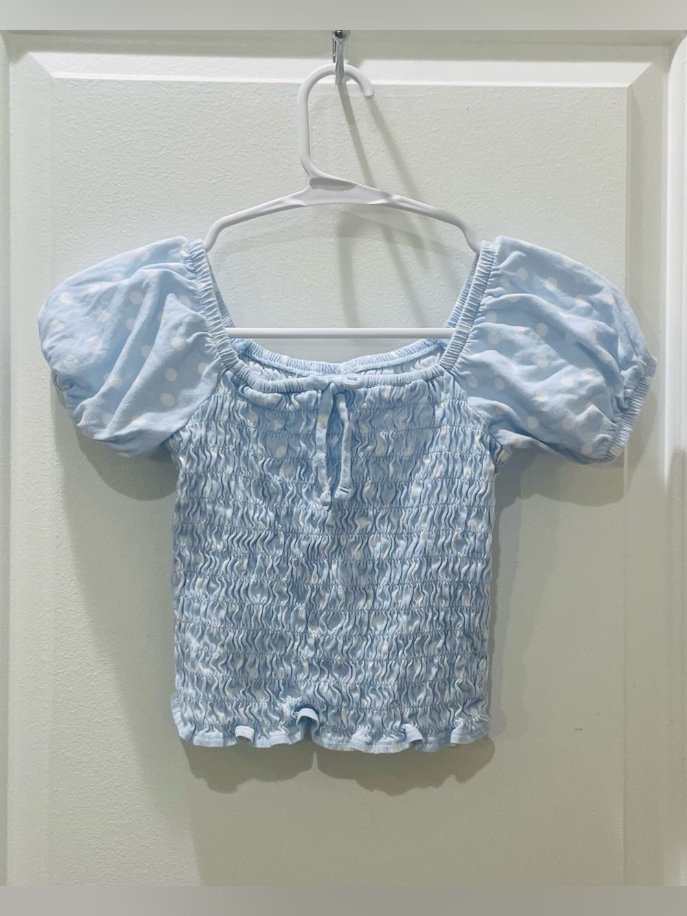 Old Navy Girls Smocked Bodice Top